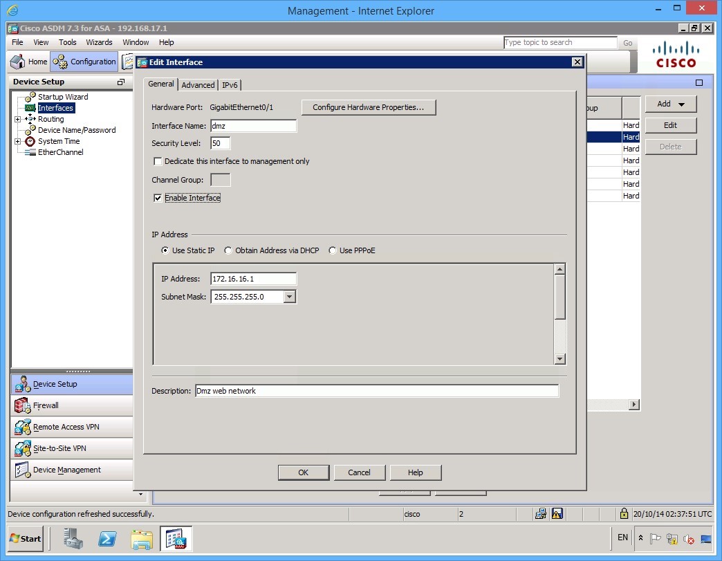 Figure 1.8 Cisco ASDM
